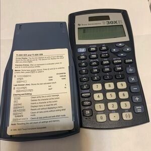 Texas Instrument TI-30XIIS some initials on back, otherwise excellent condition